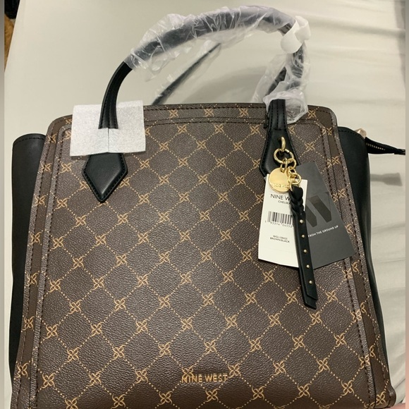 NWT Nine West Jet Set Paisley Tote Crossbody Shoulder Bag - Picture 6 of 12